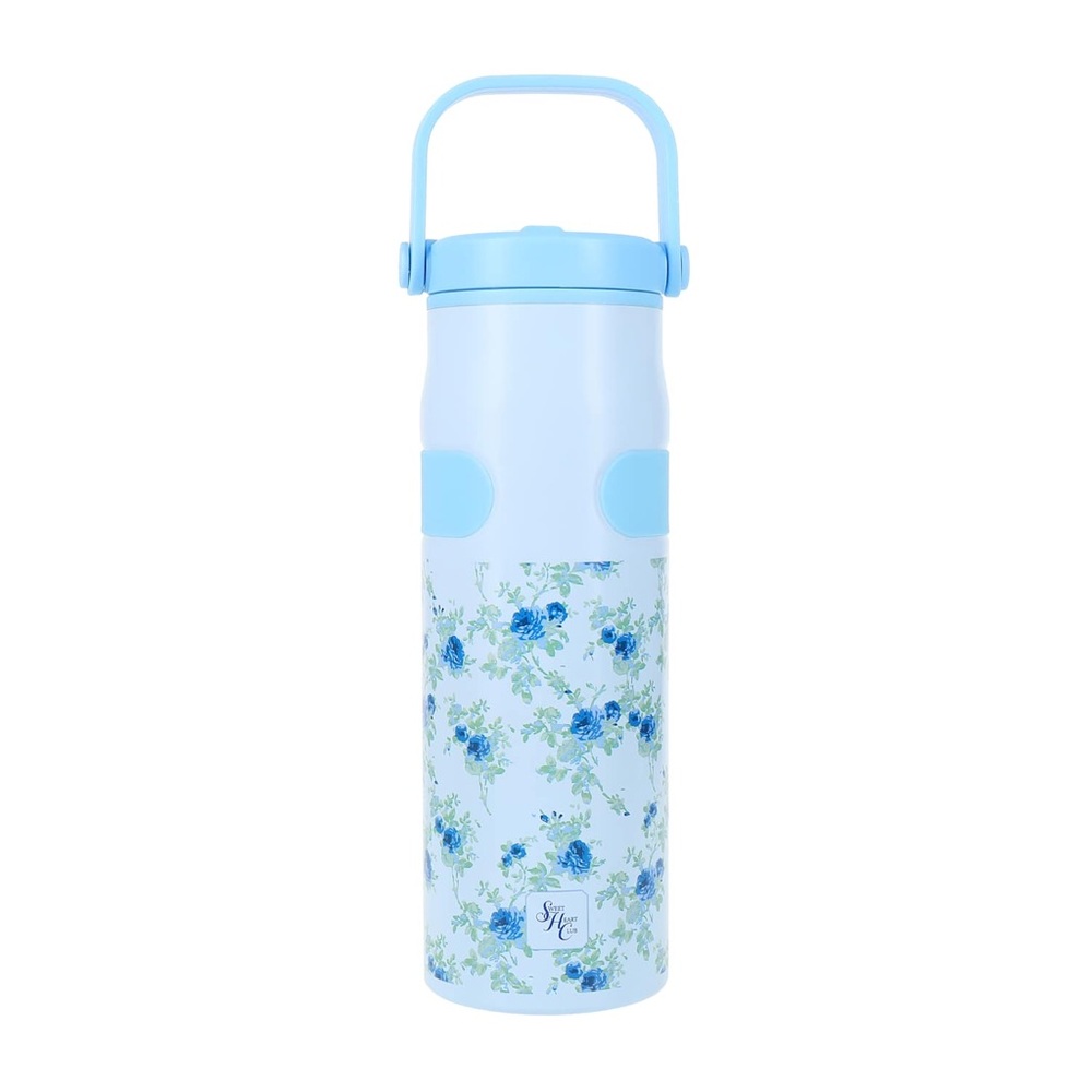 🩵 Blue Floral Printed Hydrachug Bottle 🩵 - Picture 3 of 4